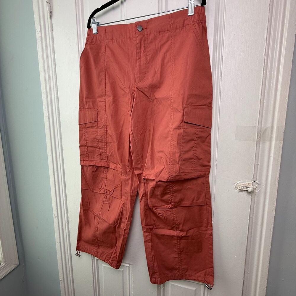 Peace Love World Cargo Utility Pants Rose Pink Women's 10P Cotton NWOT